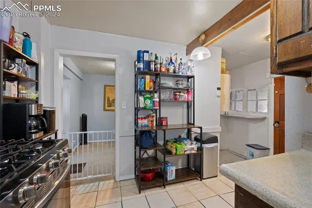 a room with storage and utility