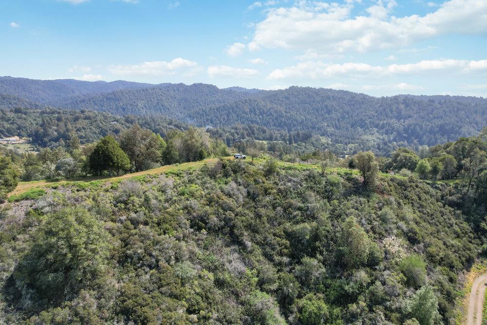 1003 Laurel Glen Road Soquel, CA 95073 - Photo 105 of 115 a view of a lush green hillside and a houses