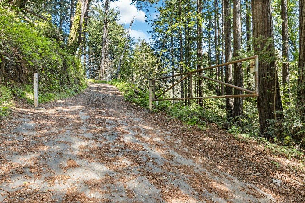 1003 Laurel Glen Road Soquel, CA 95073 - Photo 74 of 115 a big yard with lots of green space and house in the back
