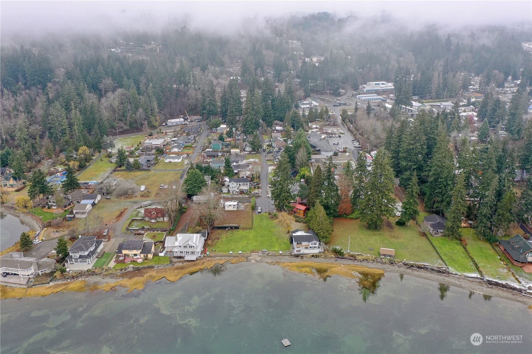 70 Northeast Wagon Wheel Road Belfair, WA 98528 - Photo 33 of 33 an aerial view of a house with a yard