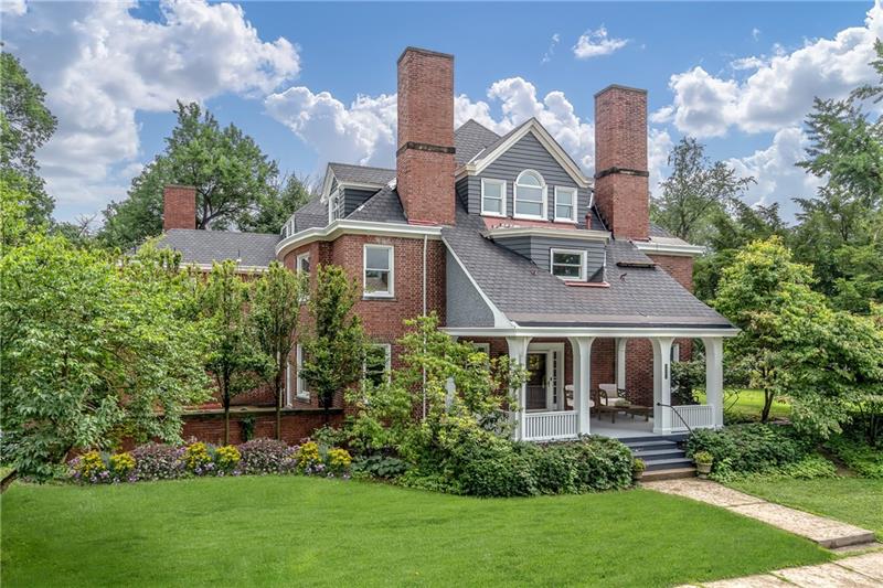Located in Sewickley's historic district in the heart of the village, this architecturally significant Alden & Harlow home has been sensitively restored.