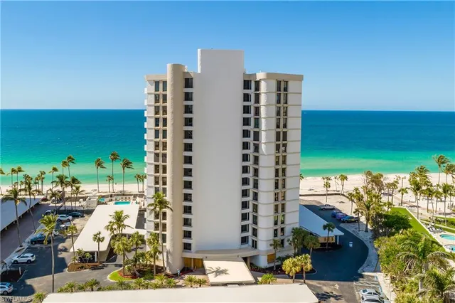 a city view with tall buildings