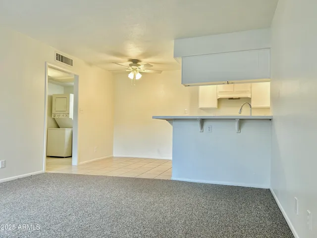 a view of a livingroom with a sink