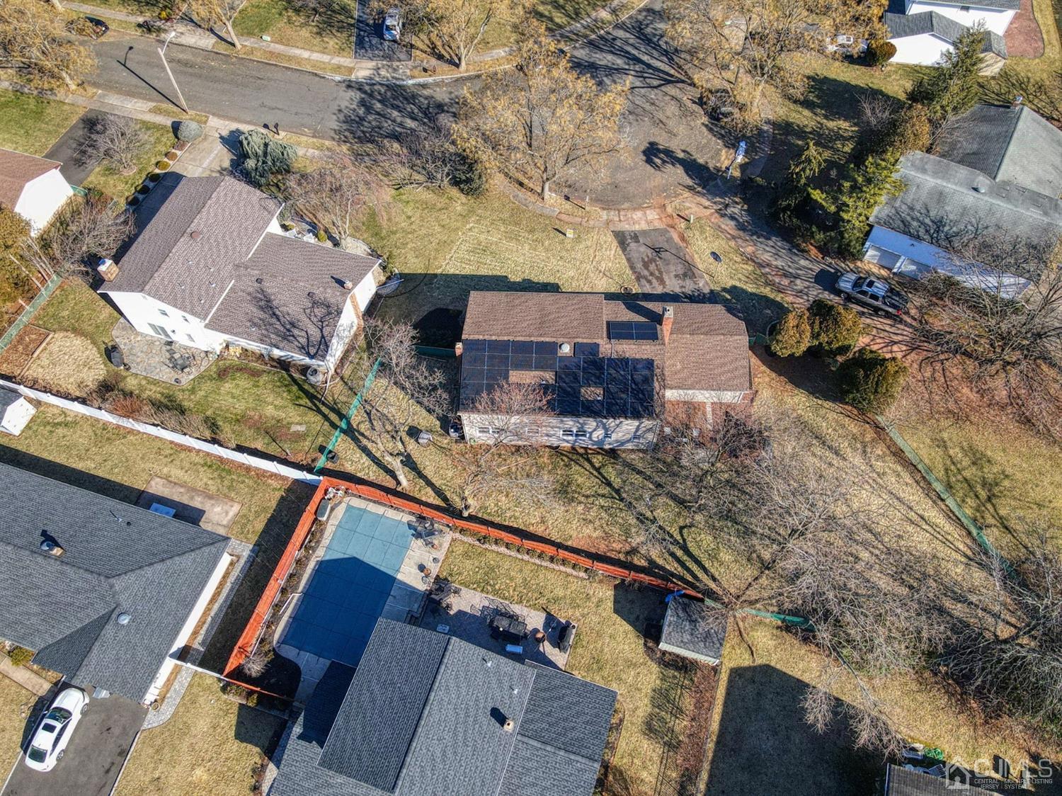 22 Devon Drive Piscataway, NJ 08854 - Photo 4 of 37 an aerial view of a house with a yard