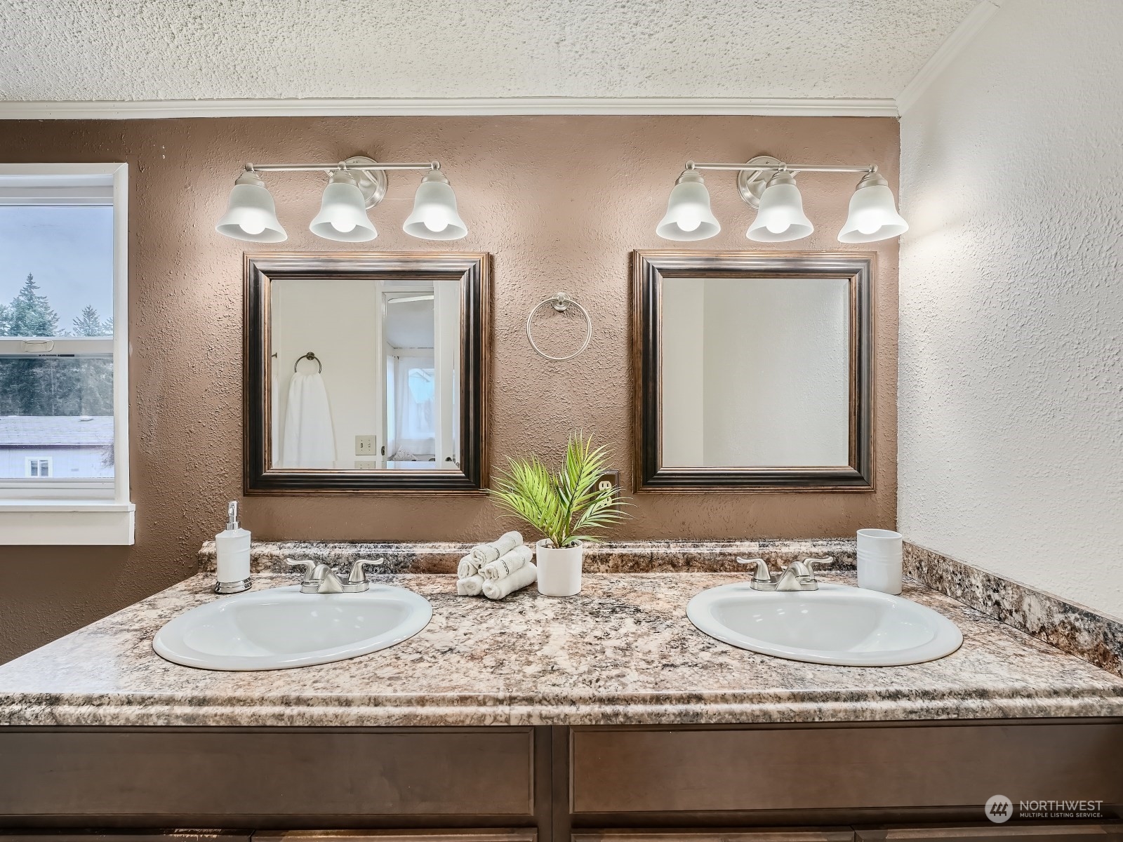 2505 South 371st Street, Unit 37 Federal Way, WA 98003 - Photo 13 of 27 a bathroom with double vanity sinks and a mirror