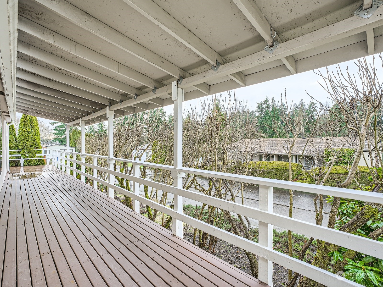 2505 South 371st Street, Unit 37 Federal Way, WA 98003 - Photo 20 of 27 a view of balcony with wooden floor