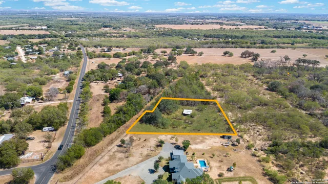 an aerial view of lake