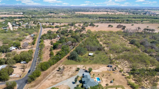 an aerial view of mountain with outdoor space