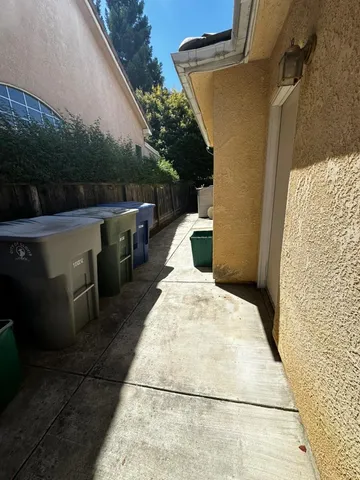 a view of outdoor space and deck