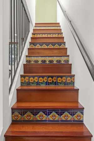 a view of a chair and table in the lake