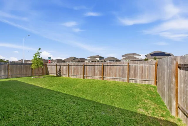 a view of a porch with a backyard
