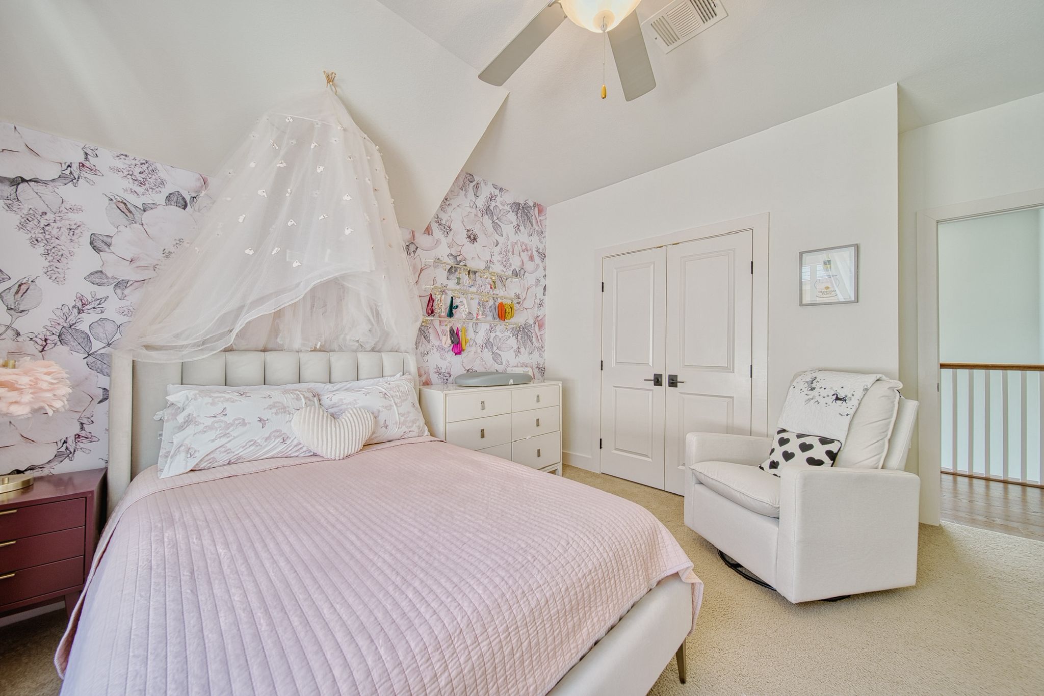 4113 Camacho Street Austin, TX 78723 - Photo 22 of 36 a bedroom with a bed and a couch