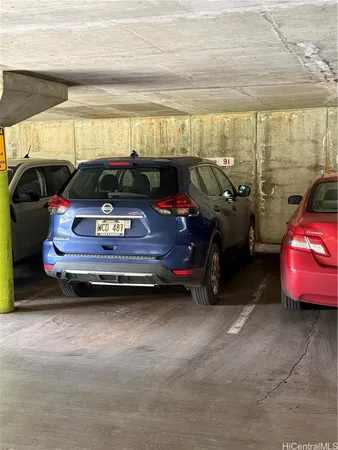 a view of car garage