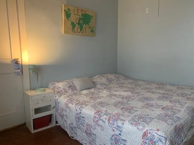 a room with toys and windows