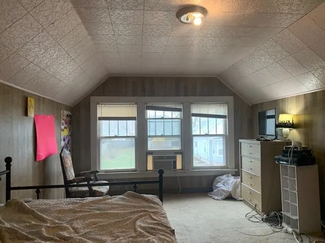 a room with gym equipment