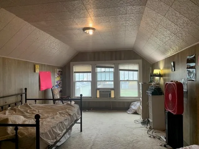 a close view of walk in closet