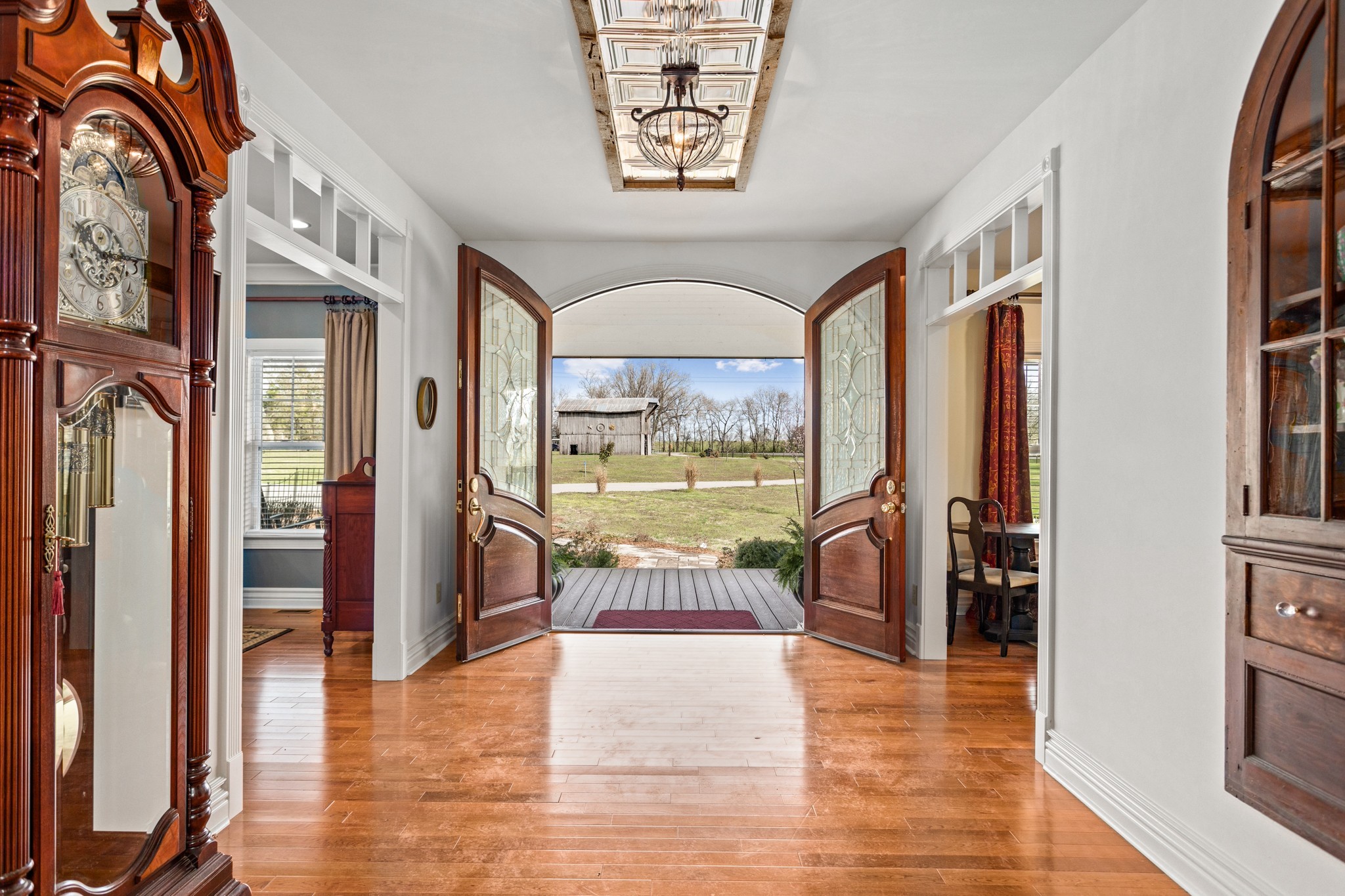 2833 Thompson's Station Road East Thompson's Station, TN 37179 - Photo 2 of 38 a view of living room with furniture and large windows