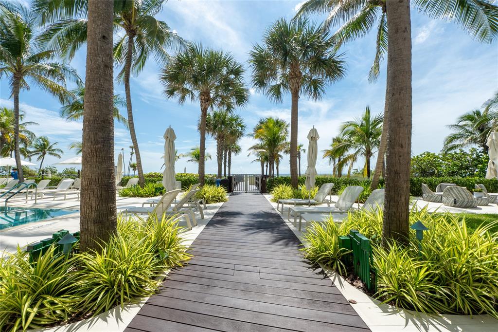 730 North Ocean Boulevard, Unit 1501 Pompano Beach, FL 33062 - Photo 3 of 56 Private Beach Walkway