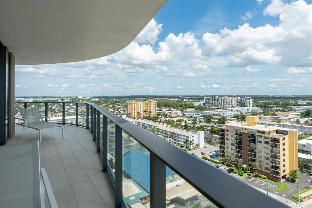 730 North Ocean Boulevard, Unit 1501 Pompano Beach, FL 33062 - Photo 41 of 56 a city view from a balcony