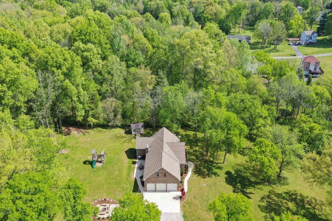 2099 Double Branch Road Columbia, TN 38401 - Photo 40 of 43 an aerial view of a house with a yard and lake view