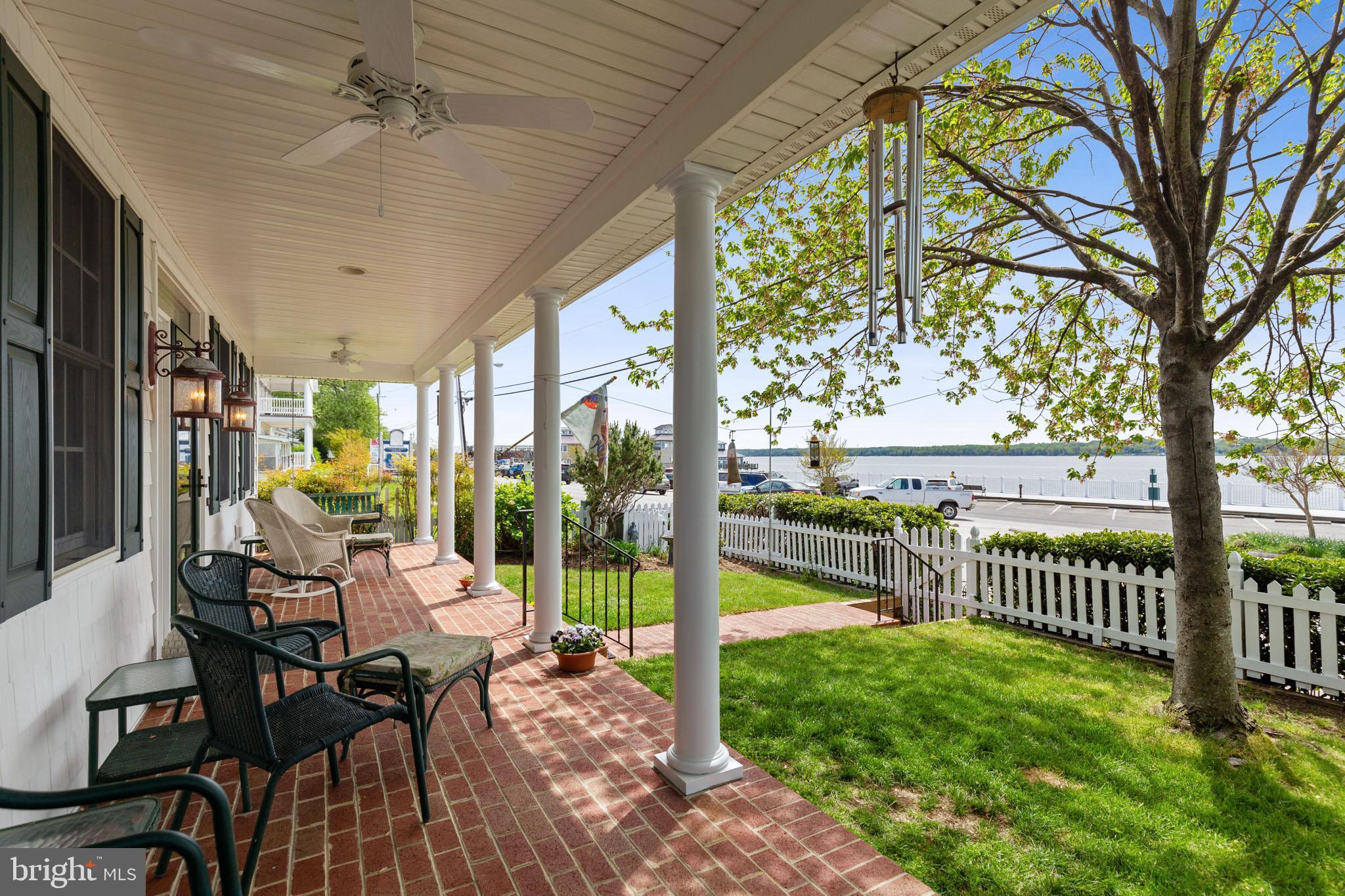 14510 South Solomons Island Road South Solomons, MD 20688 - Photo 1 of 31 Sit on the Front Porch/ View of the Patuxent River