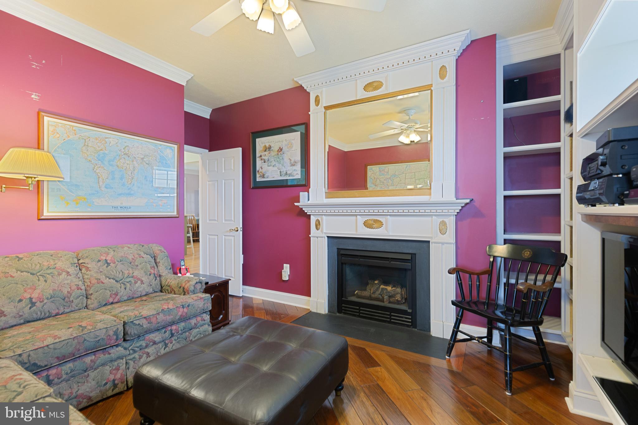 14510 South Solomons Island Road South Solomons, MD 20688 - Photo 14 of 31 Relax by the fire in the Study/ Den