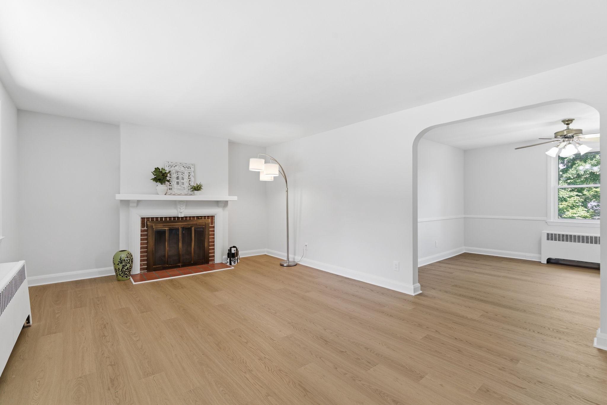 305 Gralan Road Catonsville, MD 21228 - Photo 6 of 38 Guests are greeted by a fireplace!