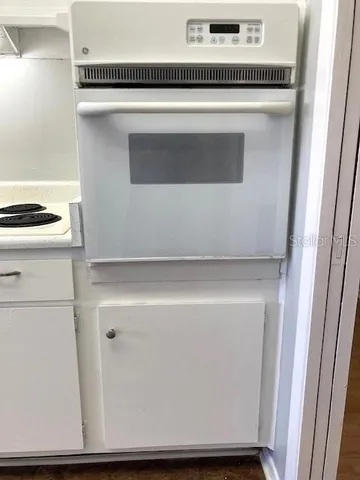 a close view of washer and dryer