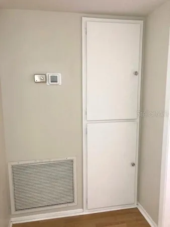 a view of a small space