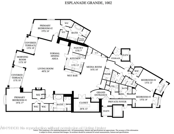 $6,875,000 | 201 South Narcissus Avenue, Unit 1002, West Palm Beach, FL 33401