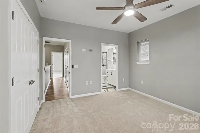 a view of an empty room