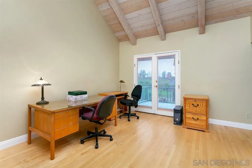1154 Capra Way Fallbrook, CA 92028 - Photo 18 of 25 a view of a workspace with furniture and a window