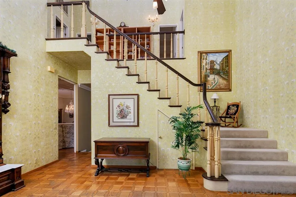 1154 Capra Way Fallbrook, CA 92028 - Photo 6 of 25 a view of entryway and hall with wooden floor