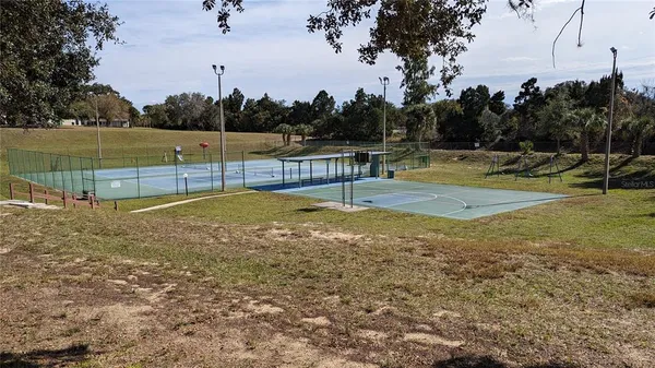 a view of a basketball court