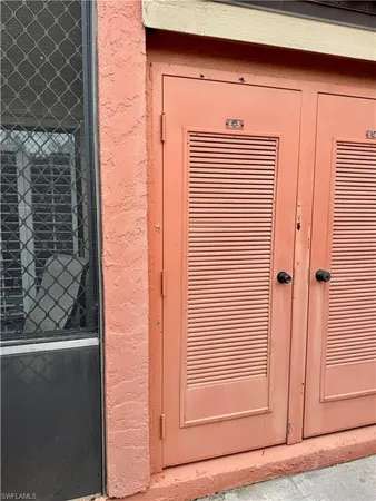 a view of front door