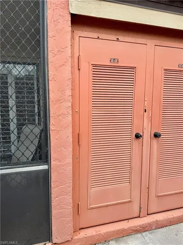 a view of front door