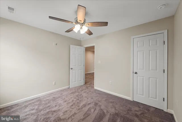 a view of an empty room