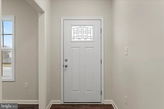 a view of front door