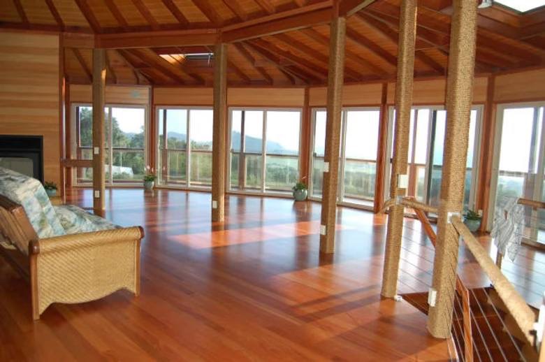 5409 Lot 2 Laipo Road, Unit 2 Kapaa, HI 96746 - Photo 23 of 24 a view of an empty room with wooden floor and a window