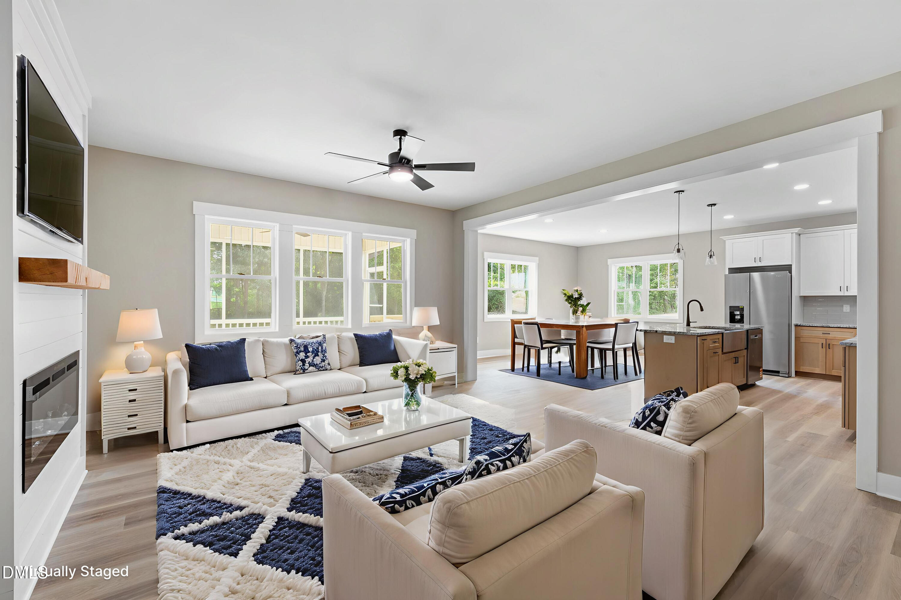 9293 Bear Run Lane Middlesex, NC 27557 - Photo 5 of 36 a living room with furniture and a large window