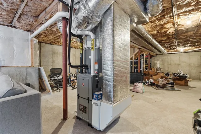 a view of a entryway with wooden wall