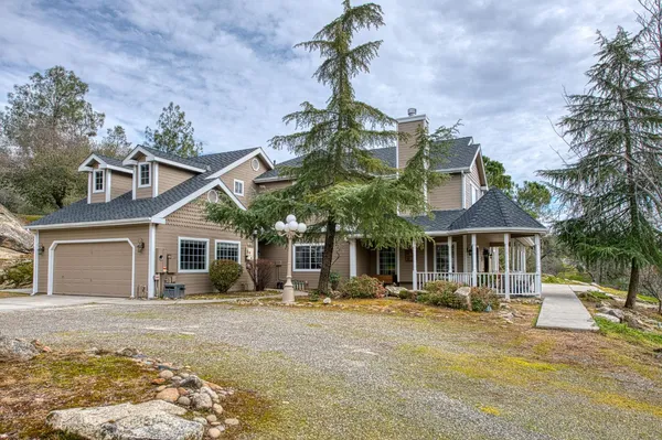 a view of a house with a patio