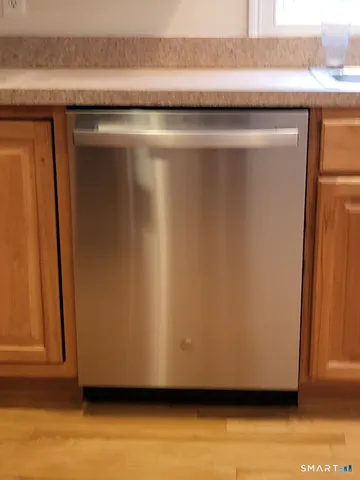 a close view of door