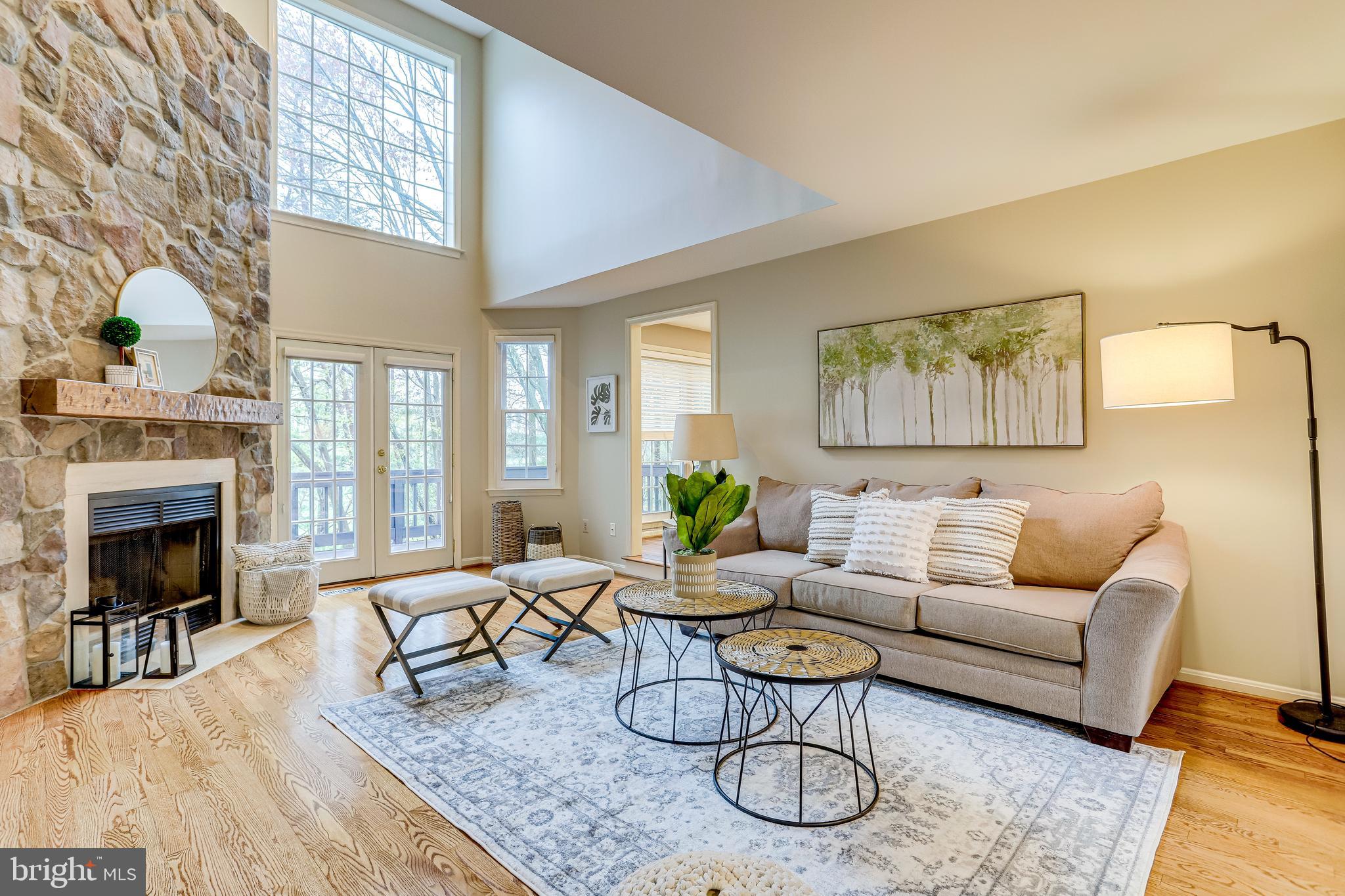 1514 Deer Point Way Reston, VA 20194 - Photo 1 of 81 Grand 2 story Great Room with Stone Fireplace