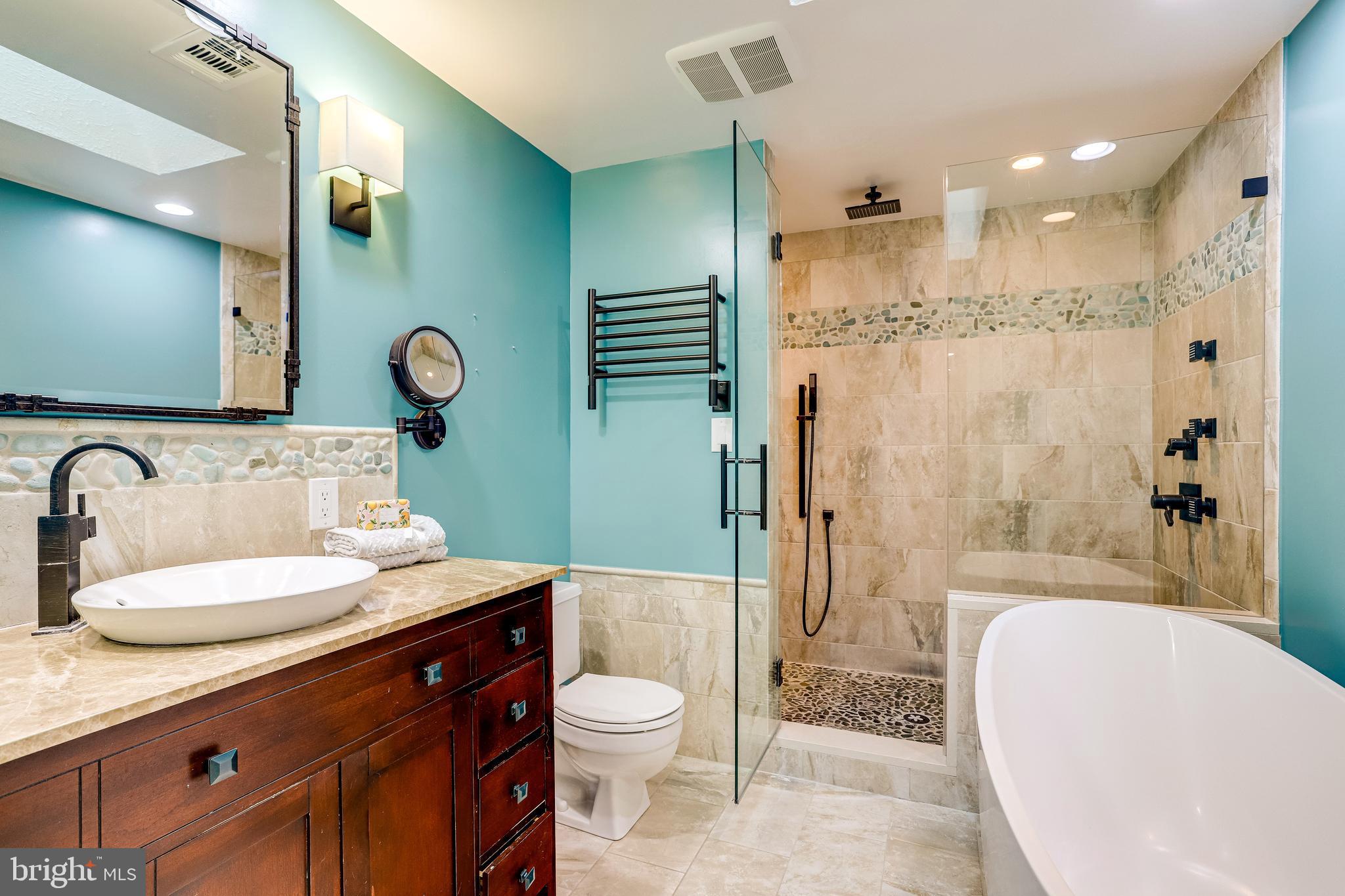 1514 Deer Point Way Reston, VA 20194 - Photo 44 of 81 Primary Bathroom Renovation incl Heated Towel Rack