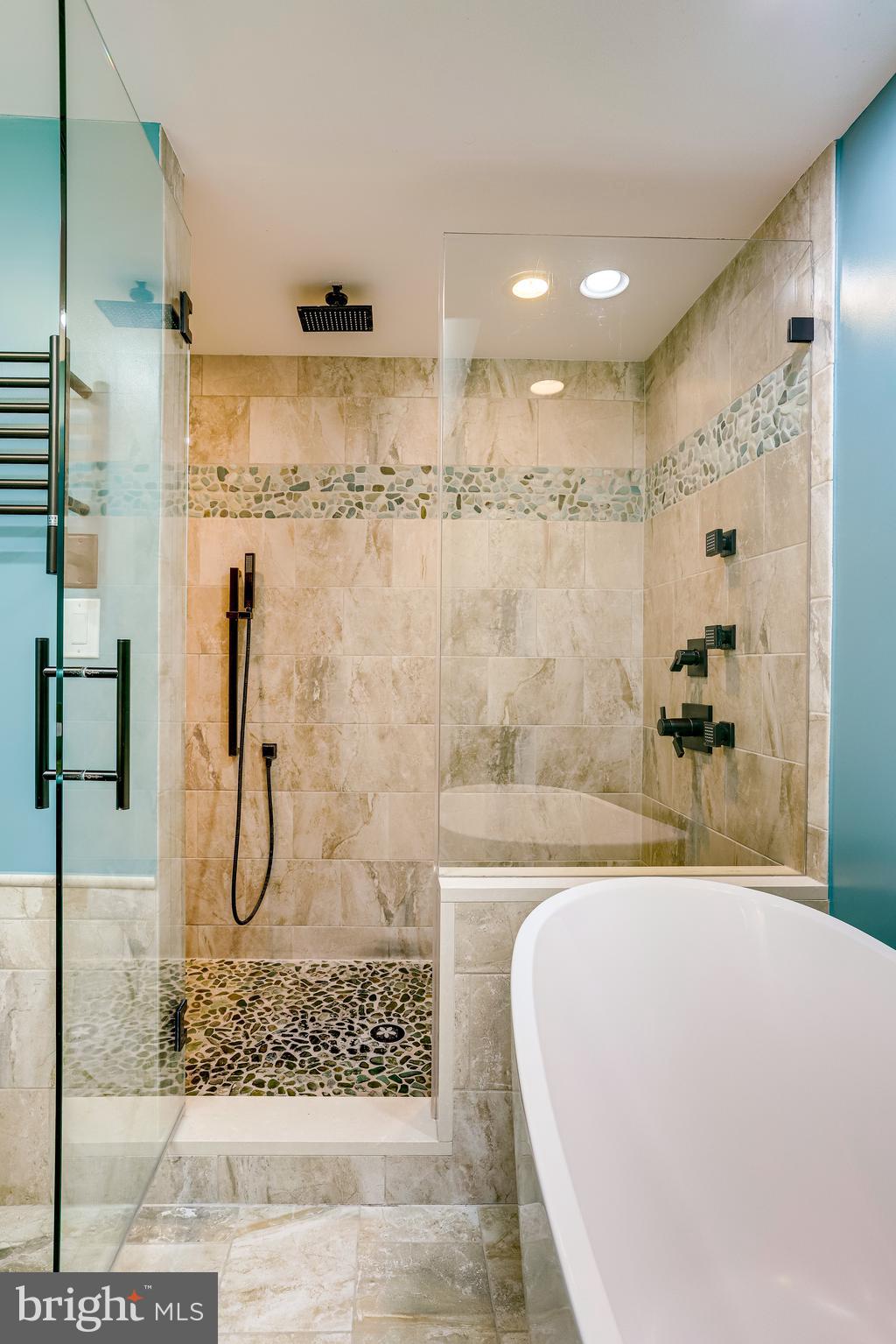 1514 Deer Point Way Reston, VA 20194 - Photo 46 of 81 Glass Enclosed Shower for 2