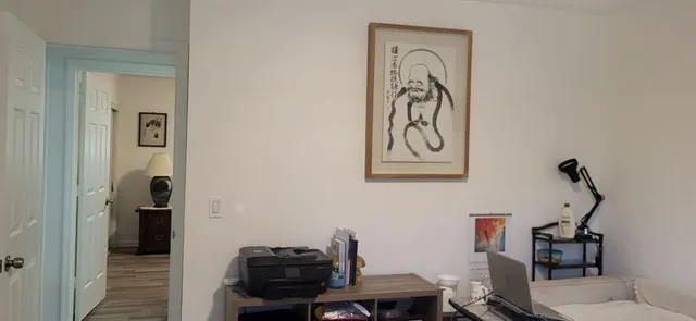 a bathroom with a toilet