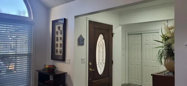 a close view of walk in closet