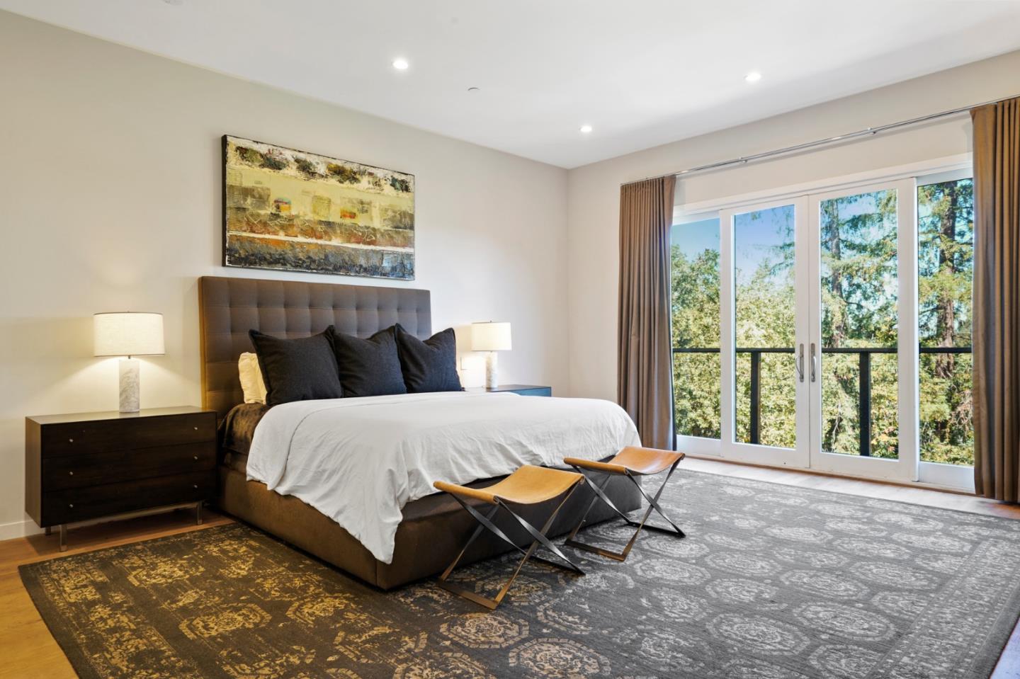 313 Oakview Drive San Carlos, CA 94070 - Photo 36 of 47 a bed sitting in a bedroom next to a window