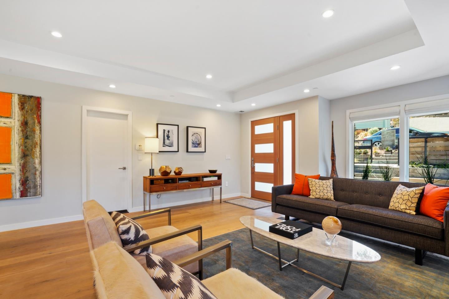 313 Oakview Drive San Carlos, CA 94070 - Photo 5 of 47 a living room with furniture and a large window